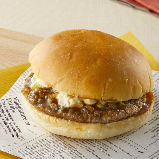 レンジでてりやきバーガー