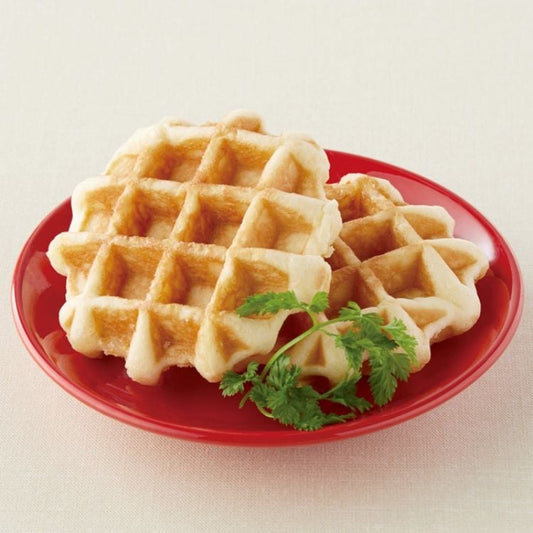 Hand-baked waffles